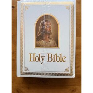 Regency Classic Deluxe Family Bible KJV White Gold 700W Thomas Nelson New Sealed